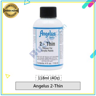 Dung môi pha loãng màu acrylic Angelus 2-Thin - 118ml (4Oz)