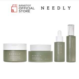 Bộ sản phẩm skincare giảm mụn nhanh chóng NEEDLY Cicachid Set