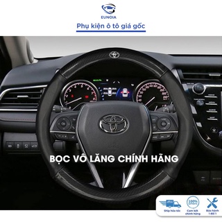 Bọc vô lăng cacbon ô tô chống trơn trượt logo tất cả các hãng xe