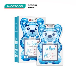 Mặt Nạ Dưỡng Ẩm Hình Gấu Băng SNP Ice Bear Hyaluronic Mask 33ml