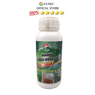 Nano đồng diệt NẤM RÊU TẢO , trùng mỏ neo, ký sinh trùng, xử lý nước hiệu quả nồng độ 15000ppm chai  500ml