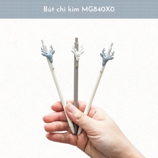 [Mã LIFEBOOK2 giảm 10% đơn 0Đ] [SUMMER] Bút chì kim MG840X0 ruột 0.7mm hình tuần lộc siêu xinh