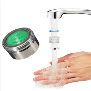 Đầu lọc vòi nước tạo bọt khí gắn vòi rửa chén ren ngoài (1 cái) màu bạc xanh lá