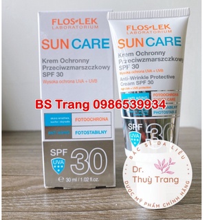 [CTY] Kem chống nắng chống nhăn FLOSLEK SUNCARE ANTI-WRINKLE PROTECTIVE cream SPF 30+ 30ml cho da khô, nhạy cảm