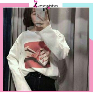 [Giá Rẻ] Áo thun tay dài unisex, HÌNH THẬT TREO MÓC