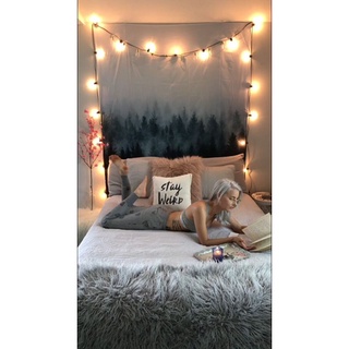 Trang vải treo tường decor phòng ngủ- góc chill