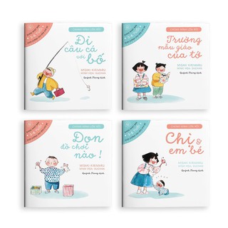 Sách Ehon Nhật Bản - Bộ 4 cuốn chúng mình lớn rồi - Dành cho trẻ từ 3-6 tuổi - 4 cuốn lẻ tùy chọn