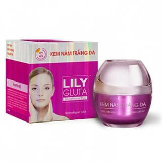 Kem nám trắng da, chiết xuất bơ và tảo non - Lily Gluta