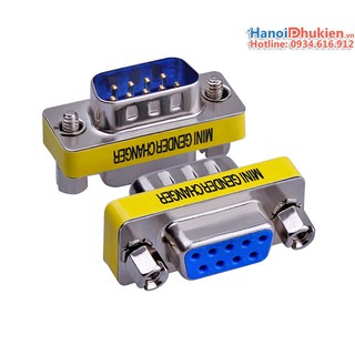 Đầu nối DB9 RS232 đực - cái (mini gender changer)