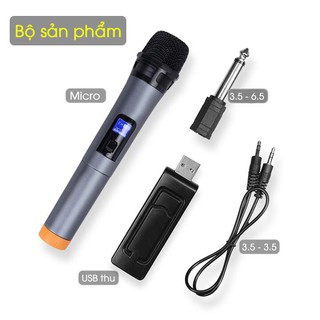 MICRO KARAOKE KHÔNG DÂY ĐA NĂNG V12 CÓ MÀN HÌNH LED - MrPhuKien