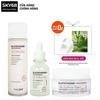 Bộ 3 SP truyền trắng, mờ thâm nám Angel's Liquid (Toner Niacinamide150ml + Serum Niacinamide 30ml +Kem Niacinamide 50ml)