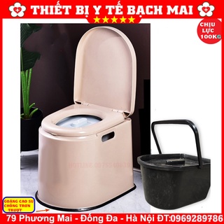[TBYT BẠCH MAI] Bô Vệ Sinh Cho Người Già, Toilet Di Động Nhựa Cao Cấp