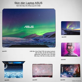 Skin dán Laptop Asus in hình không gian _nhiều mẫu 16 (inbox mã máy cho Shop)
