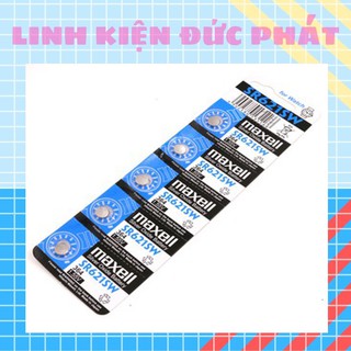 Pin Đồng Hồ SR626 SR621 SR521 SR721 SR927 Maxell 1.55v Japan (1 vĩ /5 viên)