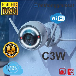Camera Ezviz C3W 1080P 2MP Có Báo Động Còi Hú, Đèn Chớp, Camera Ezviz Ngoài Trời, Chính Hãng Bảo Hành 24 Tháng