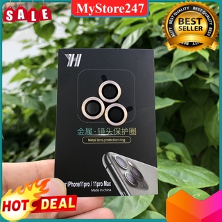 Bộ 3 Vòng Bảo Vệ Camera IPhone 11Pro/ 11Pro Max - Chống vân tay, Chống mờ camera