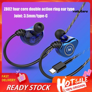 Tai Nghe Nhét Tai Thể Thao Ej_Z802 4 Lõi Kép Hifi