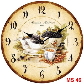 Đồng hồ treo tường phong cách cổ MS46