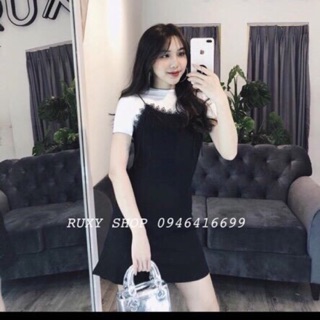 Sét yếm mix áo phông trắng ❤️