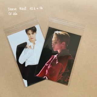 Sleeve postcard MeeT - sleeve cỡ lớn chất dày pack 20c