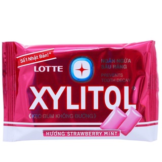 Kẹo Gum Không Đường Lotte Xylitol Vỉ