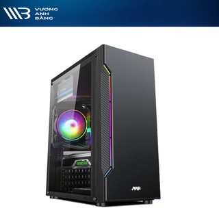 THÙNG VỎ MÁY TÍNH CASE AAP OCEAN GAMING LED RGB (Hông trong suốt)