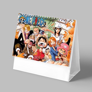 (Lịch 2021-2022) Lịch One Piece ĐẢO HẢI TẶC in ảnh đẹp anime chibi lịch để bàn