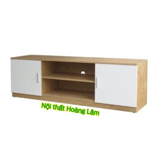 Kệ ti vi gỗ công nghiệp có 2 cánh tủ