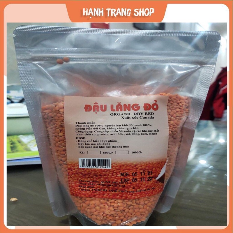 Đậu lăng đỏ Canada 500g