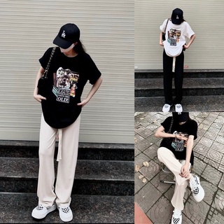 [ Hàng sẵn ] QUẦN JOGGER NỈ GÂN BO GẤU ỐNG RỘNG CẠP CHUN CO GIÃN