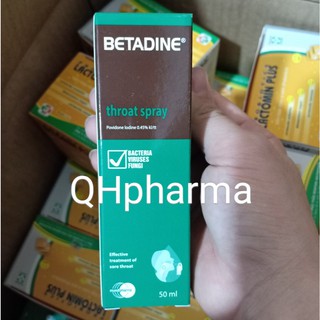 Xịt họng BETADINE Spray chai 50ml