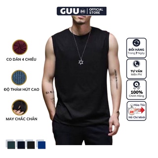 Áo Sát Nách Tập Gym Thể Thao Nam Cao Cấp Áo Ba Lỗ Thể Thao Co Dãn Thoáng Mát thoải mái - 4 Màu