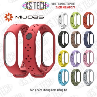 Dây đeo miband Mijobs thể thao Xiaomi Miband 3 4