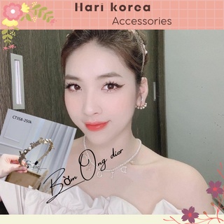 Bờm ong dior đính pha lê / Băng đô đá pha lê , phụ kiện tóc trẻ trung , sang trọng - Hari Korea Accessories