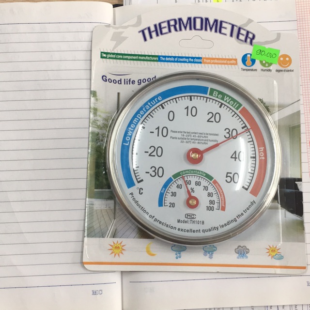 Nhiệt ẩm kế TH 101B( loại to )