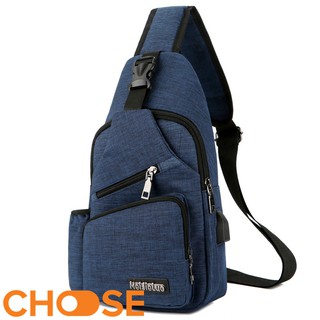 Túi Đeo Chéo Nam Choose Túi Chéo Có Ngăn Đựng Nước Thể Thao NBK2K1
