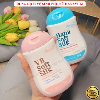 Dung Dịch Vệ Sinh Phụ Nữ Hana VB Soft Silk Hanayuki ⚡CHÍNH HÃNG⚡ Sạch Vùng Kín - Dịu Nhẹ Thơm Mát