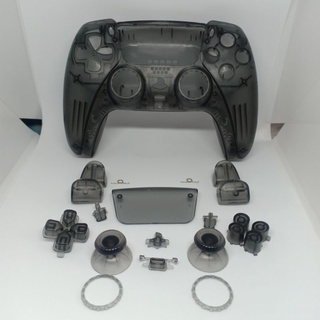 [PS5] Vỏ và nút tay bấm Ps5 trong suốt đen mờ