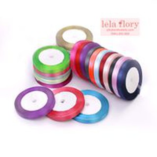 Ruy băng lụa thường bản 1cm (Cây 10 cuộn)