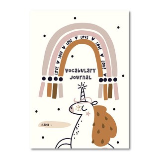 Vocabulary Journal - Combo 5 vở học từ mới kỳ lân Crabit