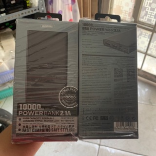 Sạc dự phòng 10000mAh Remax RPP-149 Bodi Series Fast Charing 2.1A tích hợp 2 cổng USB