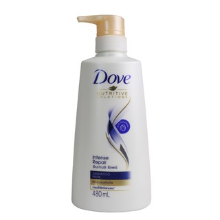 Dầu gội phục hồi tóc khô DOVE Thái Lan 460ml - chai màu trắng - Intense repair hair conditioner