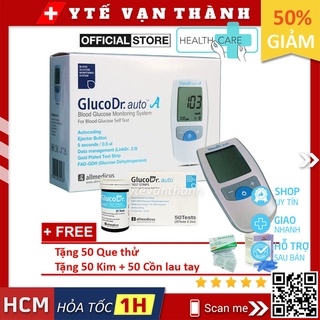 ✅ [TRỌN BỘ] Máy Đo Đường Huyết- Gluco Dr Auto (+ 25 Que, 50 Kim, Cồn) -VT0586