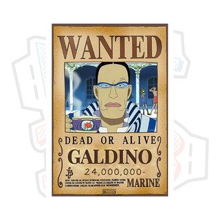 Poster truy nã Galdino (Mr3) - One Piece