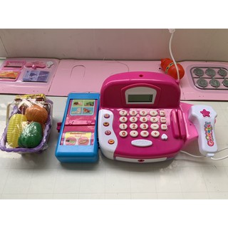 Máy tính tiền siêu thị có micro, kèm phụ kiện (loại cao cấp dùng pin)
