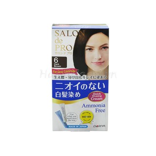 Thuốc nhuộm tóc Salon de Pro 6 màu nâu sậm - Hachi Hachi Japan Shop