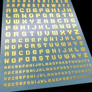 Phụ kiện mô hình - Decal nước ánh kim cho mô hình Gundam