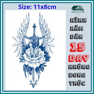 Hình Xăm Dán 15 Ngày Không Phai 11 x 18 cm Mẫu 416