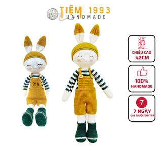 Quà sinh nhật cho bé trai - Quà lưu niệm - Thú bông móc len chiều cao 40cm