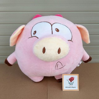 Heo bông chibi nơ hồng siêu mềm mịn Unidry - Đồ khuyến mãi của Unidry
